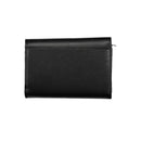 Black Polyurethane Women Wallet