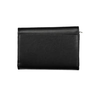Black Polyurethane Women Wallet