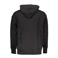 Black Cotton Men's Hoodie