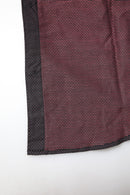 Maroon Jacquard Cotton GOLD Men Dress Shirt