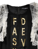 Black Fashion Devotion Embellish Mini Dress