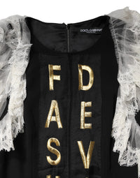 Black Fashion Devotion Embellish Mini Dress