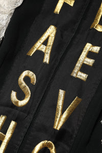 Black Fashion Devotion Embellish Mini Dress