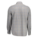 Gray Cotton Men's Shirt