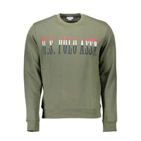 Green Cotton Men's Sweatshirt