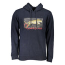 Blue Cotton Men Sweatshirt