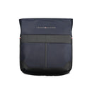 Blue Polyurethane Men's Shoulder Bag