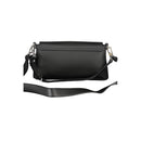 Black Polyester Women Handbag
