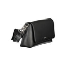 Black Polyester Women Handbag