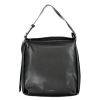 Black Polyester Woman Bag