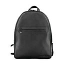 Nero Polyurethane Men Backpack