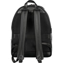 Nero Polyurethane Men Backpack