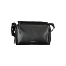 Black Polyester Women Shoulder Bag