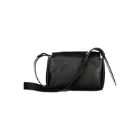Black Polyester Women Shoulder Bag