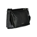 Black Polyester Women Shoulder Bag