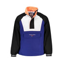 Blu Polyamide Men's Jacket