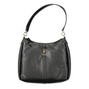 Black Polyester Women Shoulder Bag
