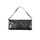 Black Polyester Woman Handbag