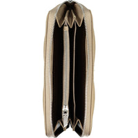 Beige Polyester Women Wallet