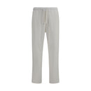 White Cotton Joggers (Workout Pants)