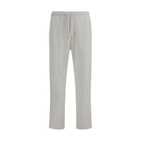 White Cotton Joggers (Workout Pants)