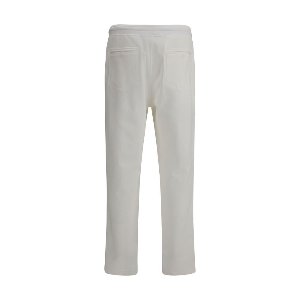 White Cotton Joggers (Workout Pants)