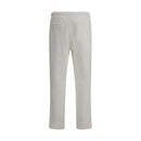 White Cotton Joggers (Workout Pants)