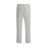 White Cotton Joggers (Workout Pants)