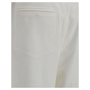 White Cotton Joggers (Workout Pants)