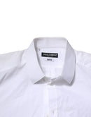 White MARTINI Long Sleeves Men Formal Shirt