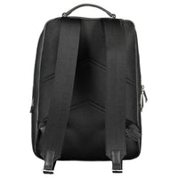 Nero Polyester Men Backpack
