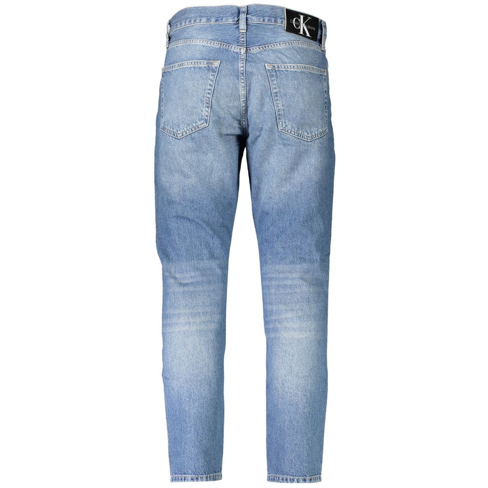 Blu Cotton Mens Jeans