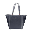 Blue Polyester Women Handbag