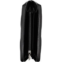 Black Polyester Women Wallet