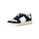 Blue Polyurethane Men Sneaker