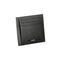 Black Leather Mens Wallet Holder