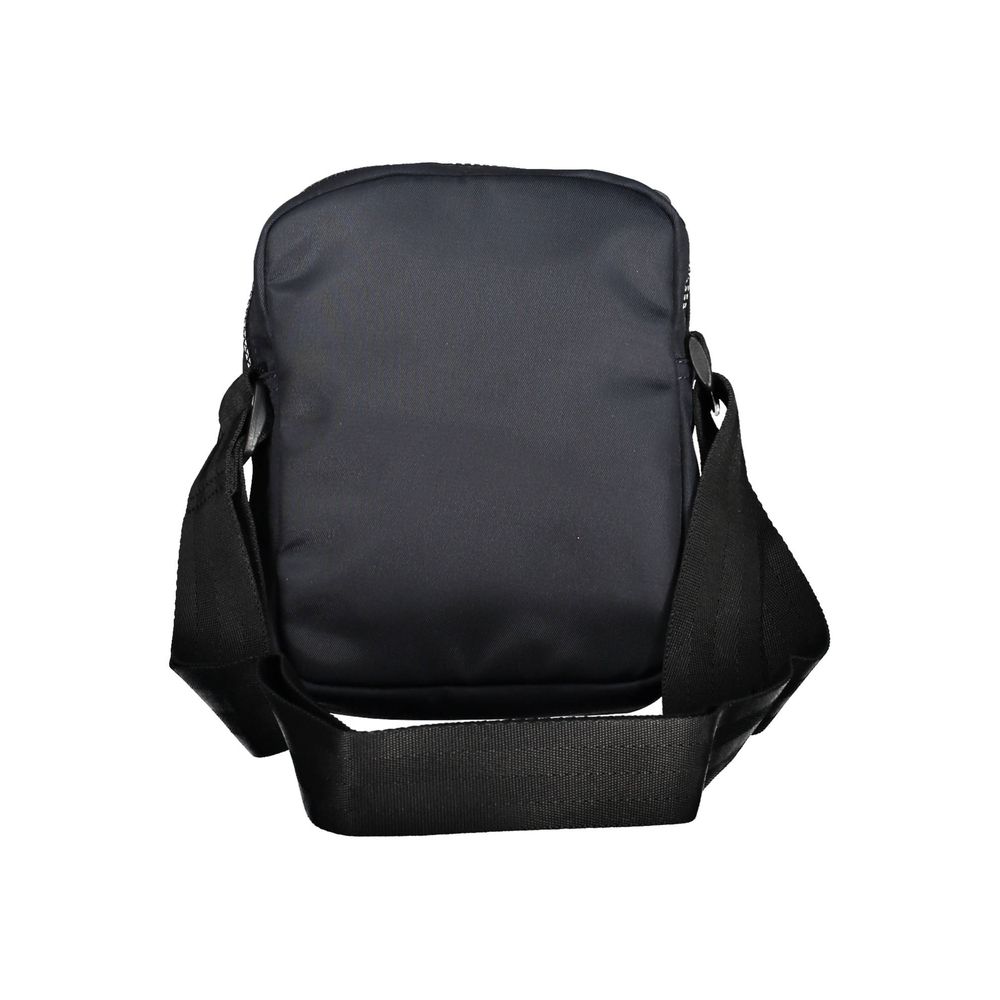 Blue Polyester Men's Shoulder Bag