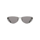 Black Metal Women Sunglass