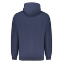 Blue Cotton Men Sweatshirt