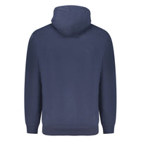 Blue Cotton Men Sweatshirt