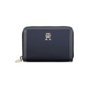 Blue Polyester Women Wallet