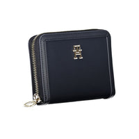 Blue Polyester Women Wallet