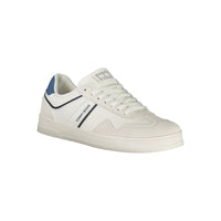 White Polyurethane Men's Sneaker