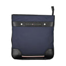 Blue Polyurethane Men's Shoulder Bag