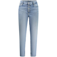 Azzurro Cotton Women's Jeans