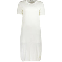 Bianco Viscosa Women Dress