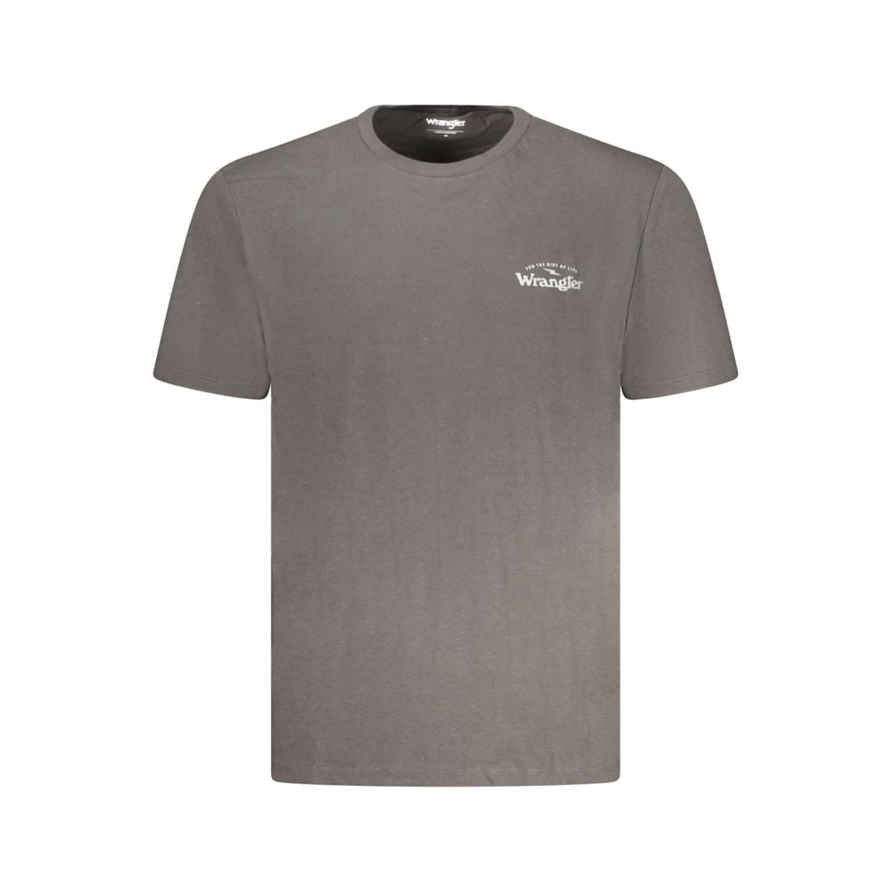 Black Cotton Men's T-Shirt
