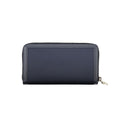 Blu Polyester Women Wallet
