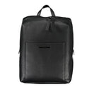 Nero Polyester Men Backpack