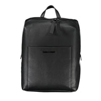 Nero Polyester Men Backpack